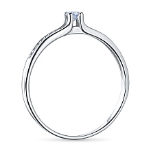 Кольцо из комбинированного золота с бриллиантами