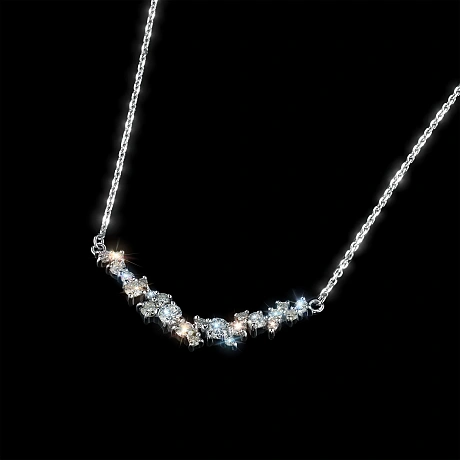 Колье из белого золота