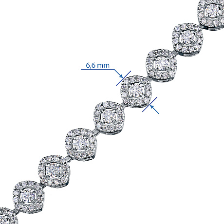 Браслет из белого золота