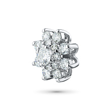 Подвеска из белого золота c бриллиантами