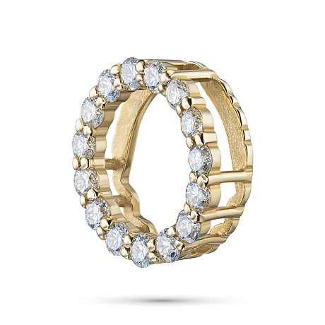 Подвеска из желтого золота с бриллиантами