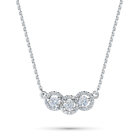 Колье из серебра