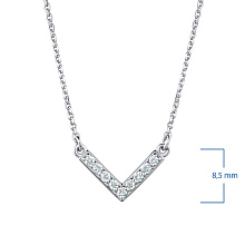 Колье из белого золота c бриллиантами