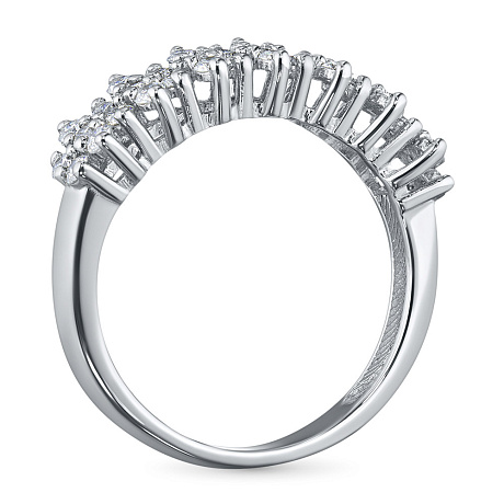 Кольцо из белого золота