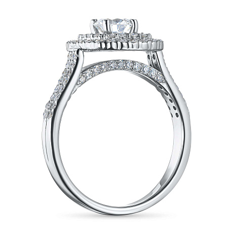 Кольцо из белого золота