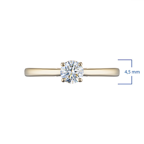 Кольцо из желтого золота