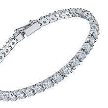 Браслет из белого золота c бриллиантами