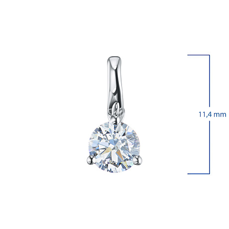 Подвеска из белого золота