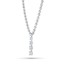 Колье из белого золота c бриллиантами