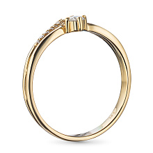 Кольцо из желтого золота c бриллиантами