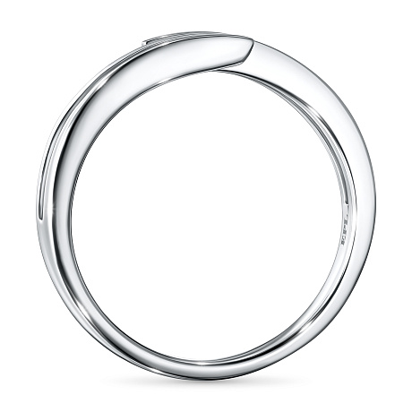 Классическое кольцо из серебра