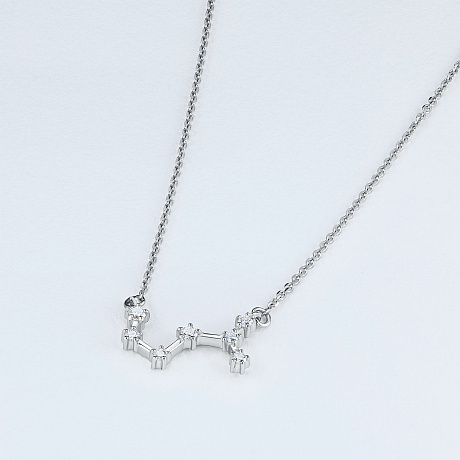 Колье из белого золота