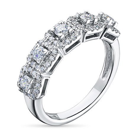 Кольцо из белого золота