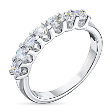 Кольцо из белого золота c бриллиантами