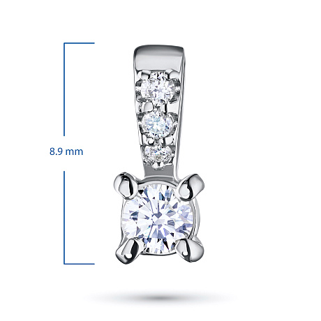 Подвеска из белого золота