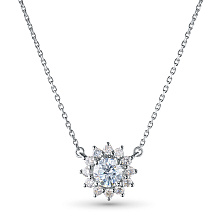 Колье из белого золота c бриллиантами