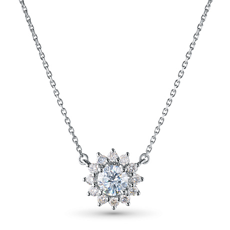 Колье из белого золота