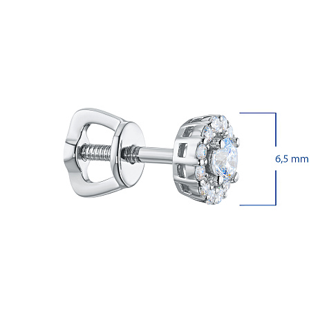 Пусеты из серебра