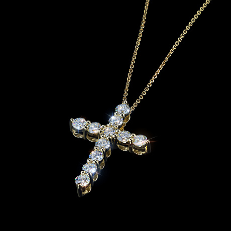 Подвеска из желтого золота