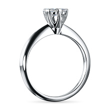 Кольцо из комбинированного золота с бриллиантами