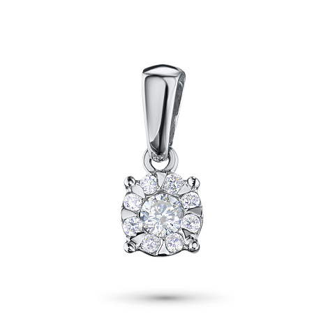 Подвеска из белого золота