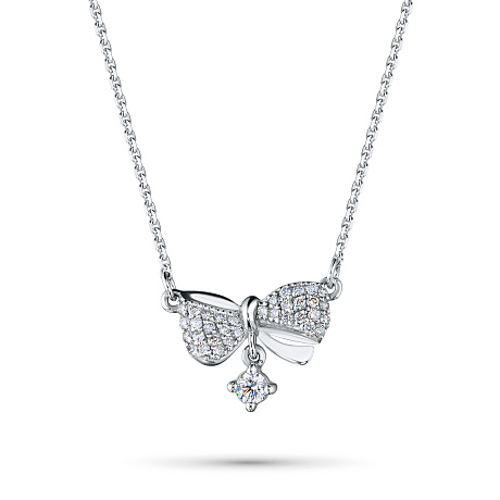 Колье из белого золота