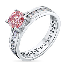 Кольцо из белого золота