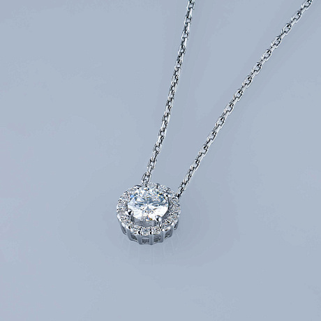 Подвеска из белого золота