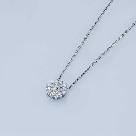 Подвеска из белого золота