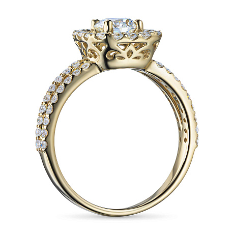 Кольцо из желтого золота