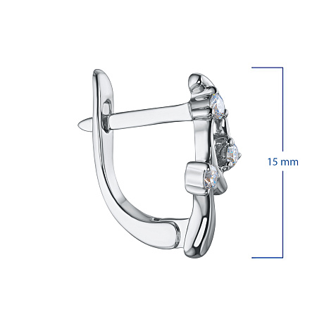 Серьги из серебра