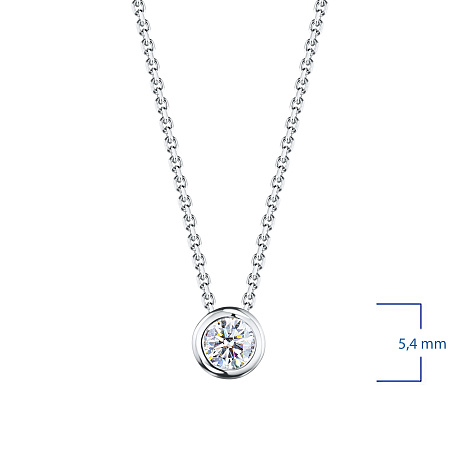 Колье из белого золота