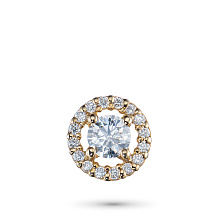 Подвеска из желтого золота c бриллиантами