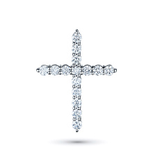 Подвеска из белого золота c бриллиантами