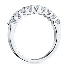 Кольцо из белого золота c бриллиантами