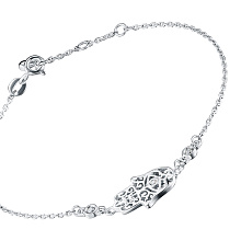 Браслет из серебра с бриллиантами