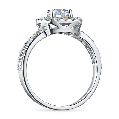 Кольцо из белого золота