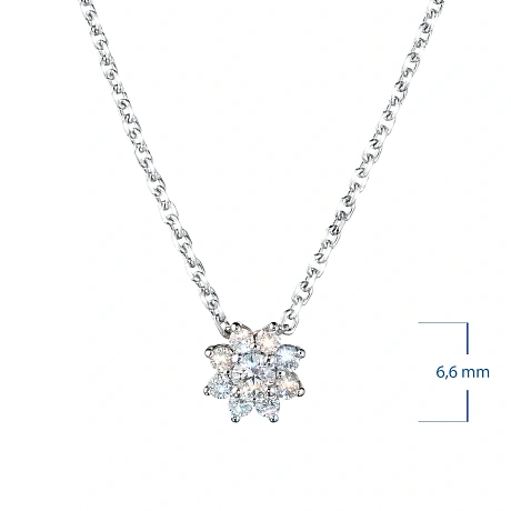 Колье из серебра