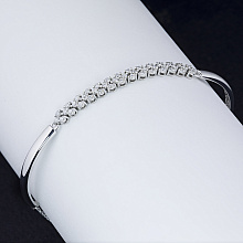 Браслет из белого золота с бриллиантами