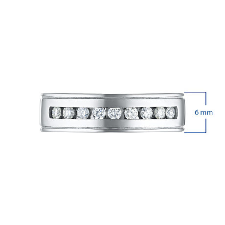 Кольцо из белого золота