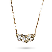 Колье из желтого золота c бриллиантами