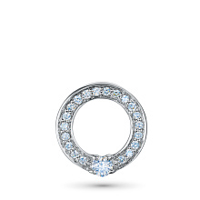 Подвеска из серебра c бриллиантами