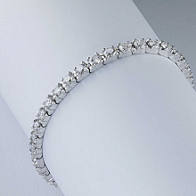 Браслет из белого золота c бриллиантами