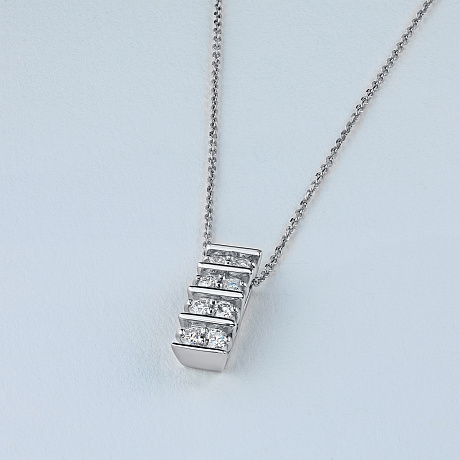 Подвеска из белого золота