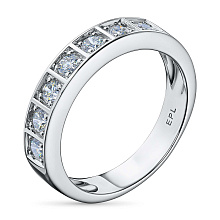 Кольцо из белого золота c бриллиантами