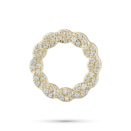 Подвеска из желтого золота