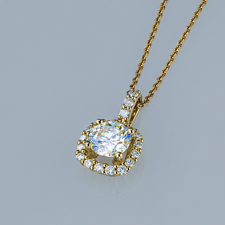 Подвеска из желтого золота