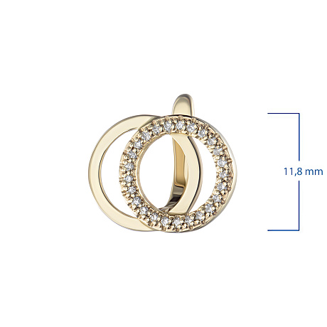 Серьги из желтого золота