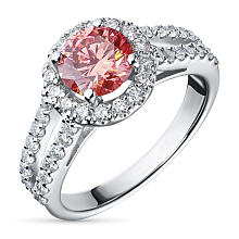 Кольцо из белого золота