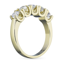 Кольцо из комбинированного золота с бриллиантами